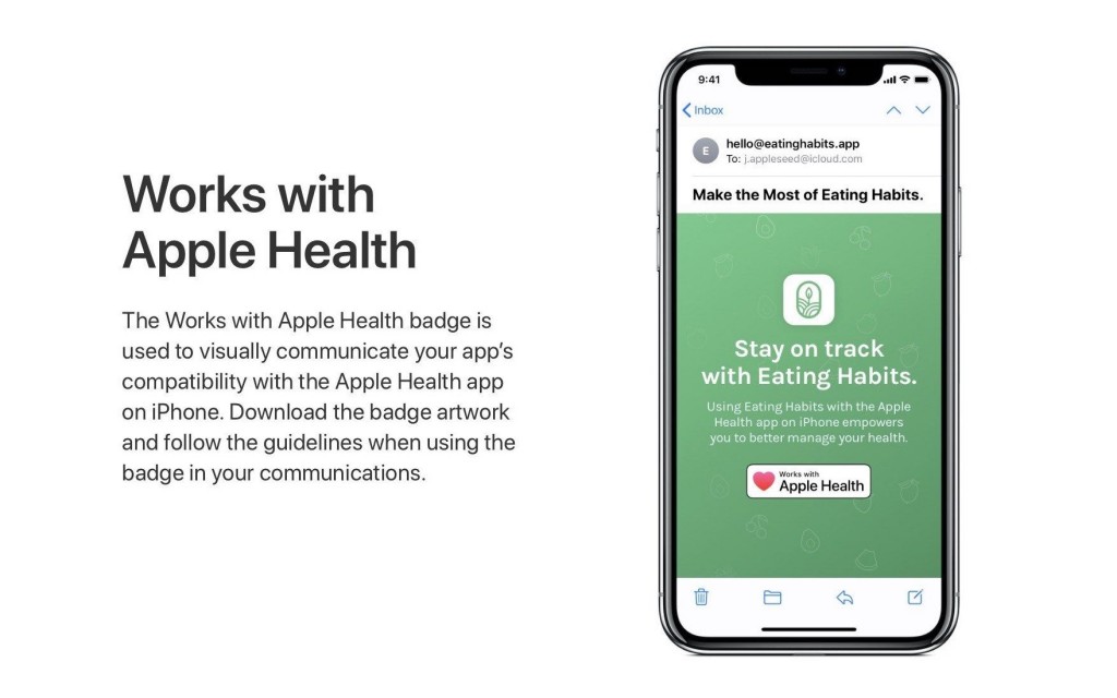 work with health badge